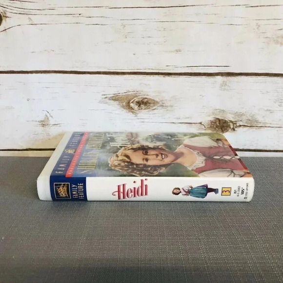 SHIRLEY TEMPLE IN HEIDI VHS Home Video Cassette Tape Clamshell Case - Picture 3 of 8